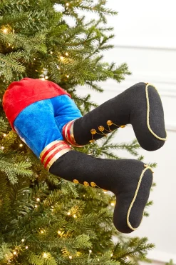 Decorator's Warehouse 19" x 7.5" Plush Nutcracker Legs > Nutcracker|Christmas Decor