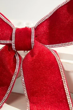 Decorator's Warehouse 9" x 14" Red Bow > Christmas Ornaments|Christmas Decor