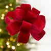 Decorator's Warehouse 20" x 8” Red Velvet Ribbon Stem > Nutcracker|Retro Brites
