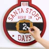 Decorator's Warehouse 16" x 19" "Santa Stops Here" Wall Decor > North Pole Party|Believe