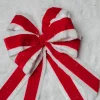 Decorator's Warehouse 16" x 10” Velvet Ice Fur Double Bow Ornament > Christmas Decor|Patriotic Decor