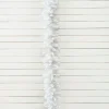 Decorator's Warehouse 9' x 12" White Crystal Spruce Garland > White Christmas|Christmas Decor