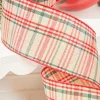 Decorator's Warehouse 4" x 10 Yard Classic Farmhouse Plaid > Christmas Ribbon|Farmhouse