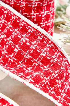 Decorator's Warehouse 4" x 5 Yard Cozy Christmas Knit Ribbon > Kristin'S Picks|Believe