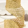 Decorator's Warehouse 4" x 10 Yard Gold Mesh Wired Ribbon > Christmas Ribbon|Nutcracker