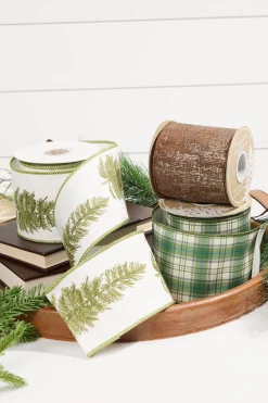 Decorator's Warehouse 4" x 10 Yard Hunter Green Plaid Ribbon > Winter Woodland|Kristin'S Picks