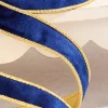 Decorator's Warehouse 1" x 10 Yard Navy Velvet Ribbon > Christmas Ribbon|Christmas Decor