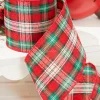 Decorator's Warehouse 4" x 10 Yard Red/Green/White Plaid Ribbon > Christmas Ribbon|Farmhouse