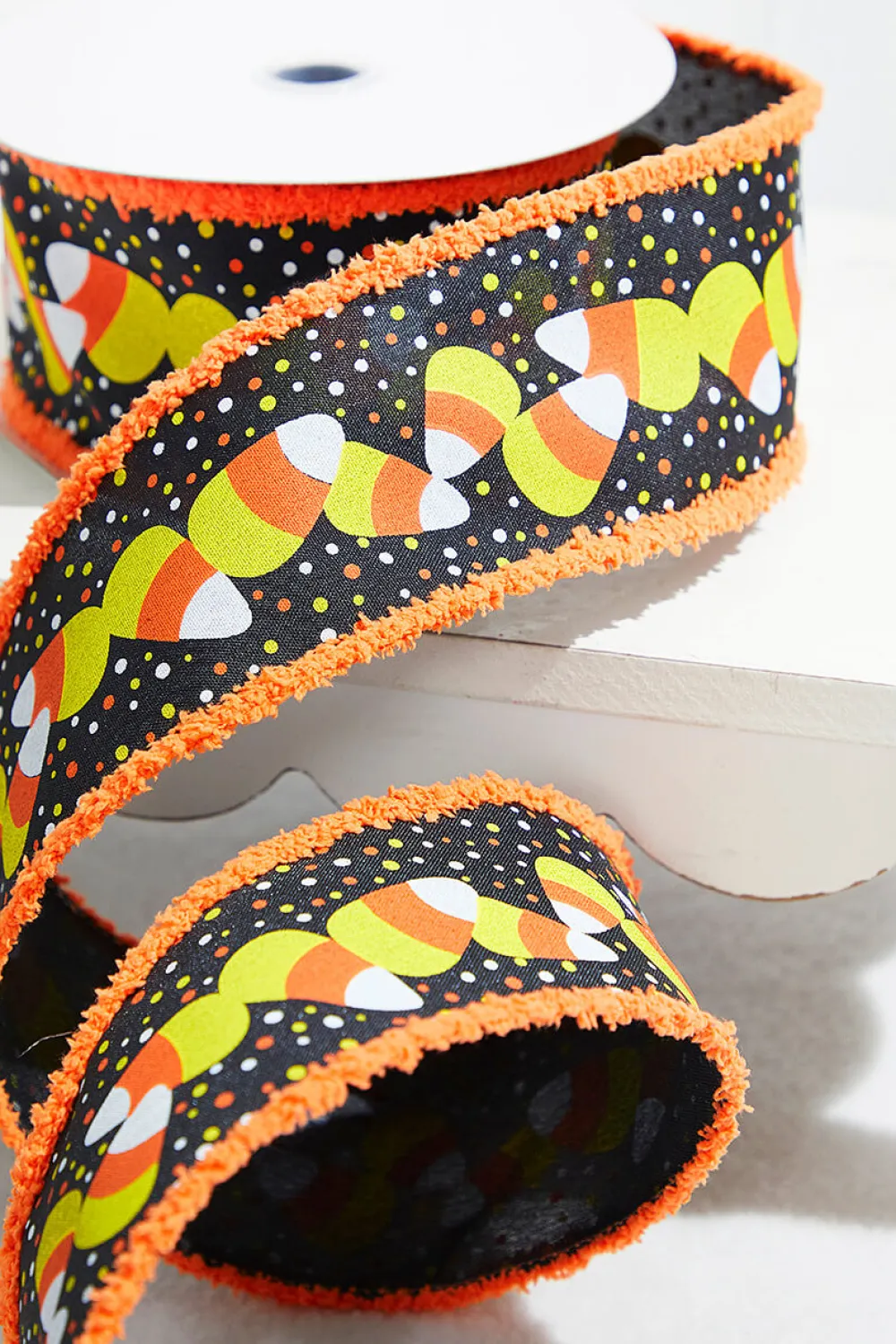 Decorator's Warehouse 2.5" x 10 Yards Candy Corn Ribbon > Halloween|Halloween