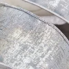 Decorator's Warehouse 4" x 5 Yard Silver Jacquard Dupion Ribbon > White Christmas|Christmas Ribbon