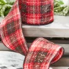 Decorator's Warehouse 4” x 10 Yard Snowy Plaid Wired Ribbon > Kristin'S Picks|Christmas Ribbon