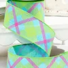 Decorator's Warehouse 2.5 x 10 Yards Printed Plaid On Royal Ribbon > Easter Decor|Easter Decor