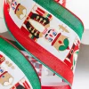 Decorator's Warehouse 4" x 10 Yards Red/Green/White Nutcracker Ribbon > Christmas Ribbon|Nutcracker