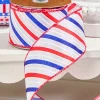 Decorator's Warehouse 2.5" x 10 Yards 4th Of July Ribbon- Stripes > Patriotic Decor|Patriotic Decor