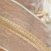 Decorator's Warehouse 4" x 5 Yard Taupe Velvet Metallic Edge Ribbon > Christmas Ribbon|Christmas Decor