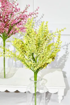 Decorator's Warehouse 21" Yellow Heather Bush > Easter Table Decor|Christmas Decor