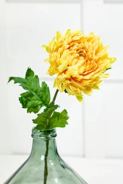 Decorator's Warehouse 29.5'' Yellow Mum Stem > Christmas Decor|Spring Florals