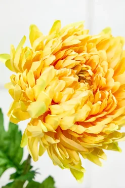 Decorator's Warehouse 29.5'' Yellow Mum Stem > Christmas Decor|Spring Florals